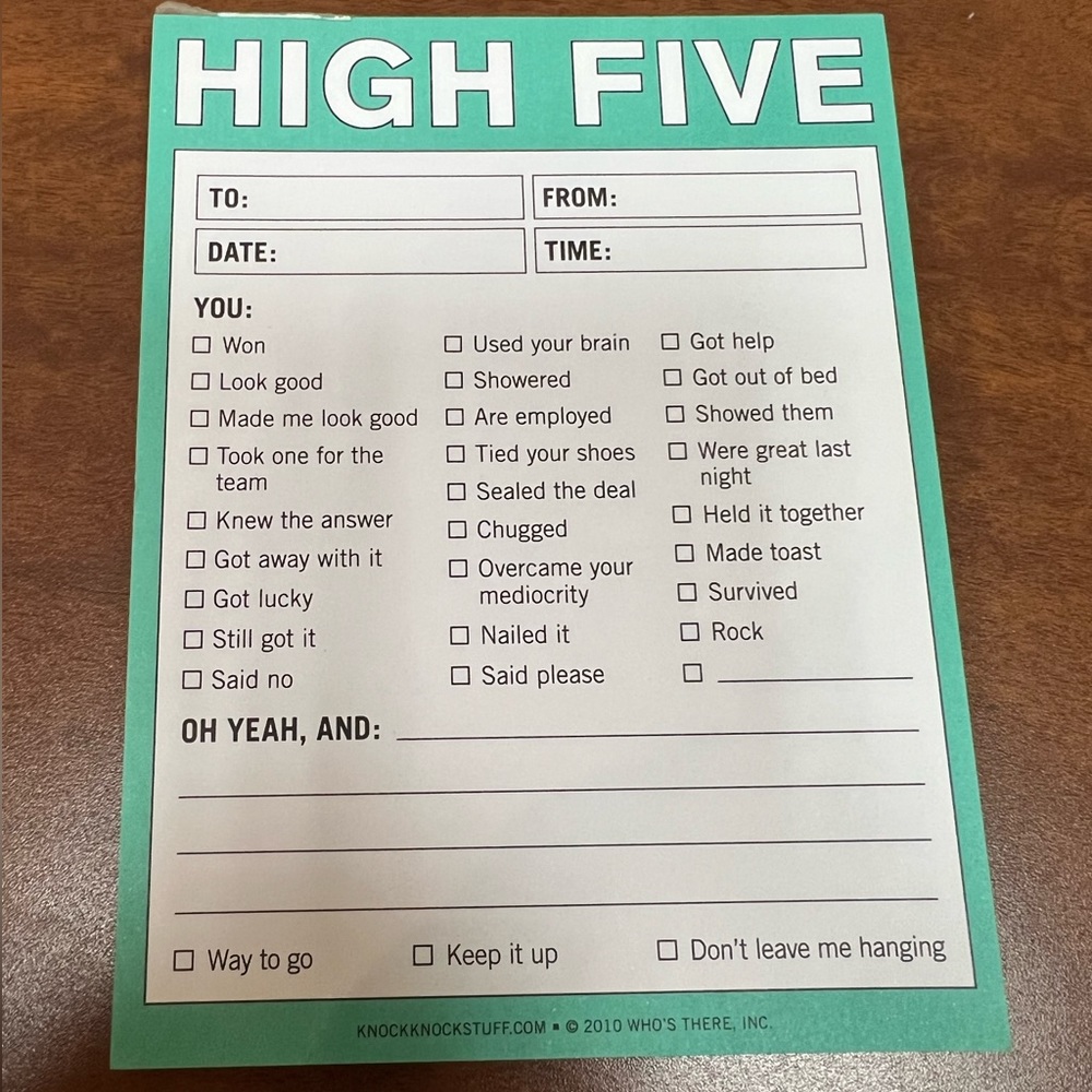 KNOCK KNOCK 3 for $10